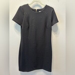 Calvin Klein Women’s Black Floral Textured Mini Dress - Size 10